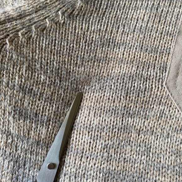 Atlas for Men Medium Knit‎ Men's Tan/Gray Long Sleeve Zip Up Cardigan Size 3XL - Picture 11 of 12